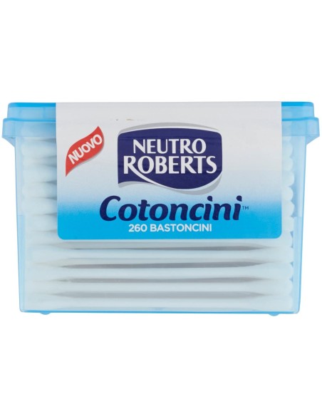 Neutro Roberts Bastoncini Cotonati - 260 Cotonfiock - Extra Delicati